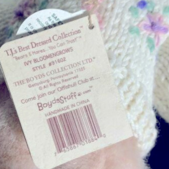 Boyd’s Bears Plush Pig - Vintage 1991 - Picture 3 of 5